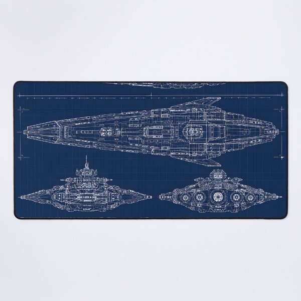 Item preview, Sci Fi Starship Blueprint Schematic designed and sold by Omni Craft .