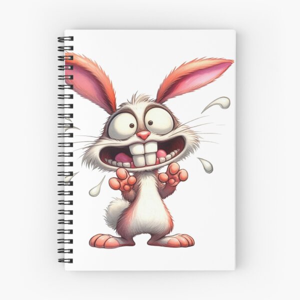 Item preview, Hilarious Exaggerated Rabbit Cartoon Illustration designed and sold by LunaPixelStudio.