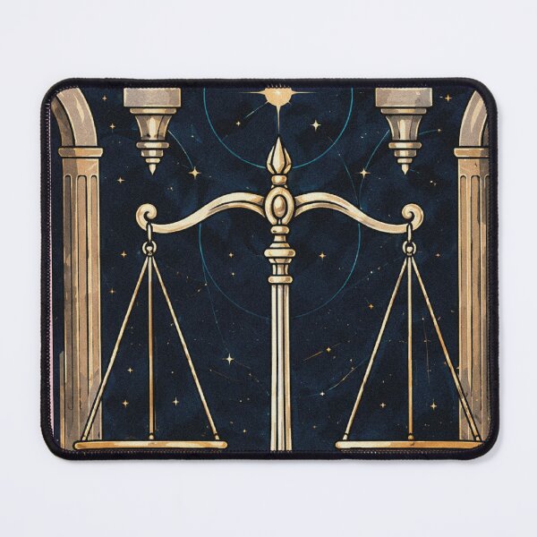 Item preview, Libra Zodiac Tarot Card V2 Illustration designed and sold by AHOK-lab.