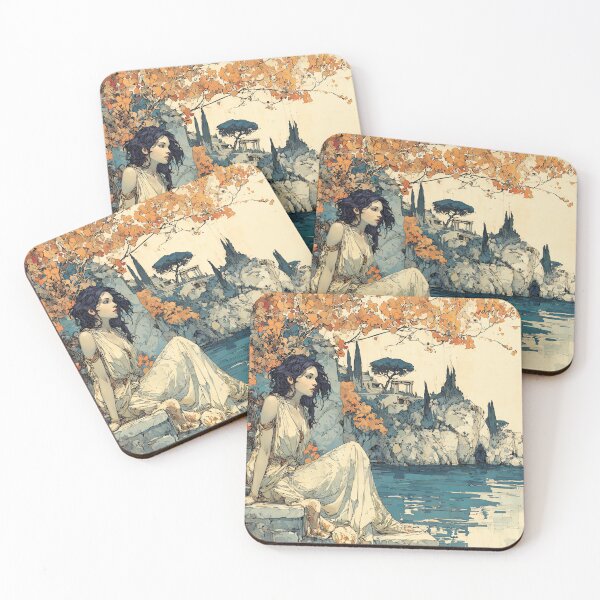Item preview, Vintage Mediterranean Muse designed and sold by Banal25.