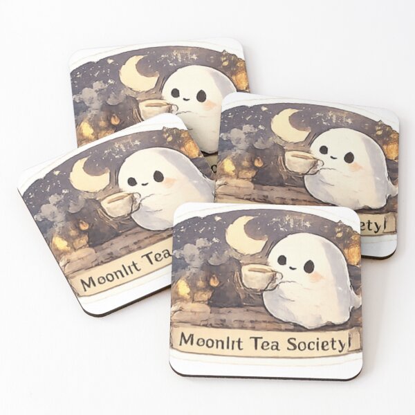 Item preview, Moonlit Tea Society Cute Ghost designed and sold by GUINewAlex.