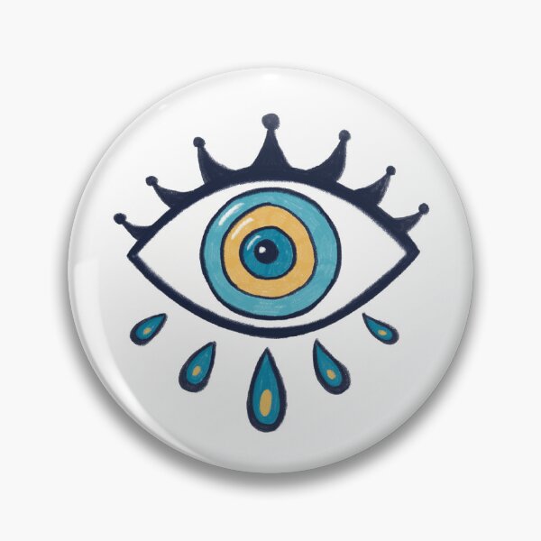 Item preview, Evil Eye - Protection Symbol Amulet Lash designed and sold by Mystic Eye Loom Studio .