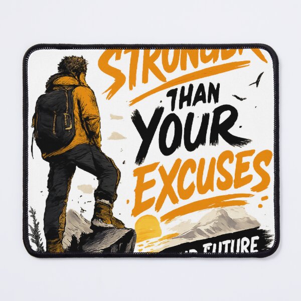 Item preview, Be Stronger Than Your Excuses designed and sold by mr.bardook.
