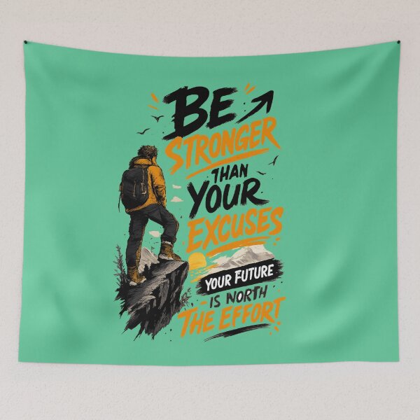Item preview, Be Stronger Than Your Excuses designed and sold by mr.bardook.