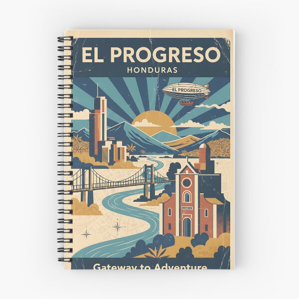 Item preview, El Progreso Honduras 1950 Vintage Viajes Turismo designed and sold by TravelersGems.