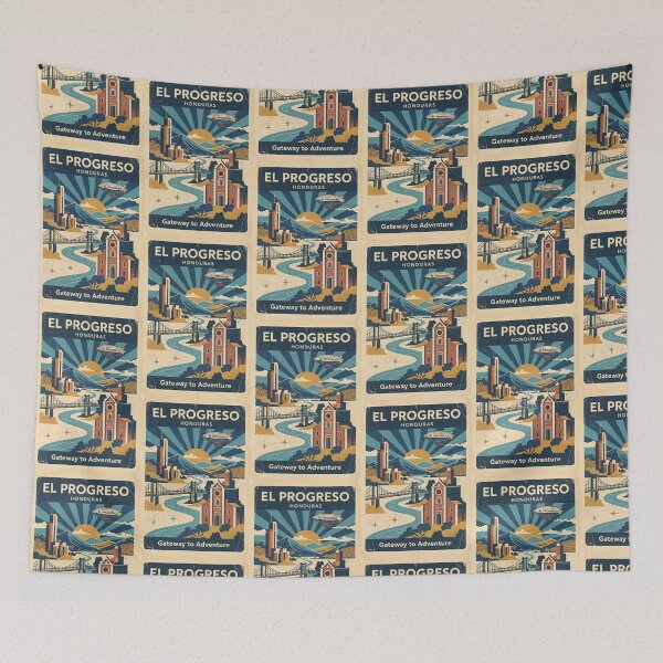 Item preview, El Progreso Honduras 1950s Vintage Travel Tourism designed and sold by TravelersGems.