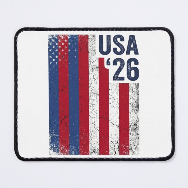 Item preview, USA 2026 Soccer Vintage Flag Football Fan designed and sold by _ZENTAY_.