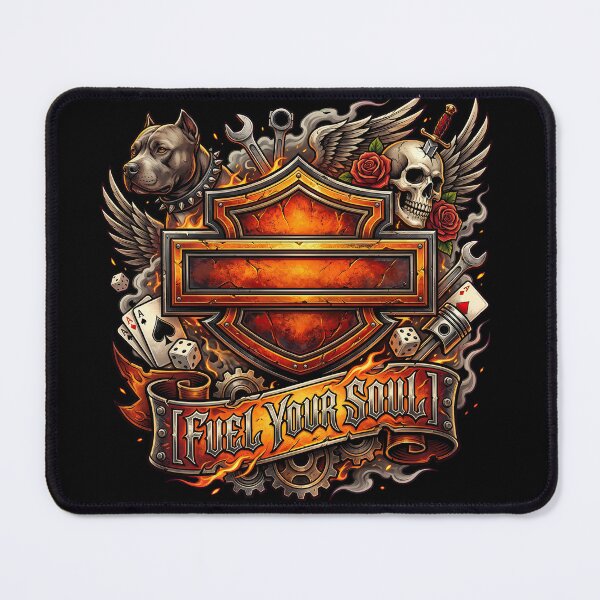 Item preview, Harley Davidson Fuel Your Soul American Biker Artwork designed and sold by enzoade.