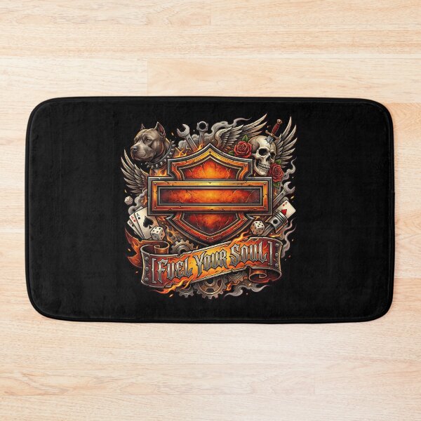 Item preview, Harley Davidson Fuel Your Soul American Biker Artwork designed and sold by enzoade.