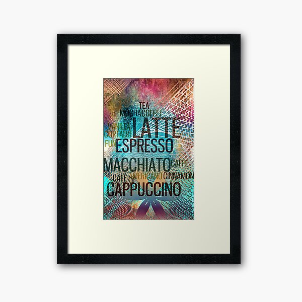 Coffee Framed Art Print