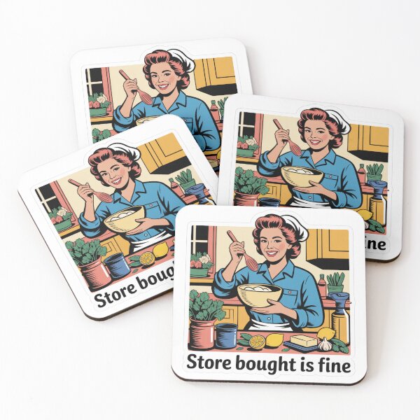 Item preview, Store Bought Is Fine Kitchen Cook Art designed and sold by LukaRealm.