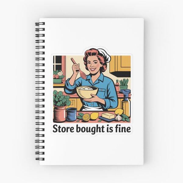 Item preview, Store Bought Is Fine Kitchen Cook Art designed and sold by LukaRealm.