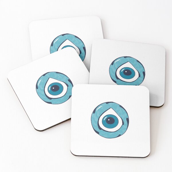 Item preview, Evil Eye - Protection Symbol Amulet Beads designed and sold by Mystic Eye Loom Studio .