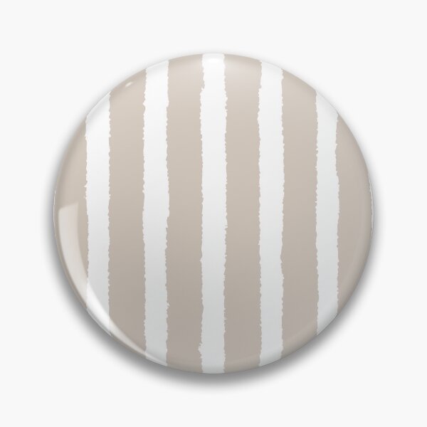 Item preview, Warm Greige Chalk Stripes - Neutral Cottage Stripe designed and sold by colorofmagic.