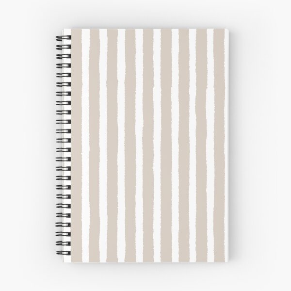 Artikelvorschau, Warm Greige Chalk Stripes - Neutral Cottage Stripe entworfen und verkauft von colorofmagic.