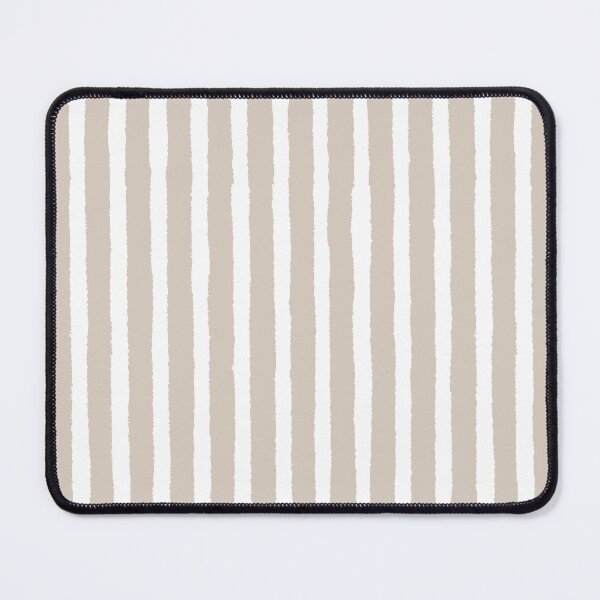 Item preview, Warm Greige Chalk Stripes - Neutral Cottage Stripe designed and sold by colorofmagic.