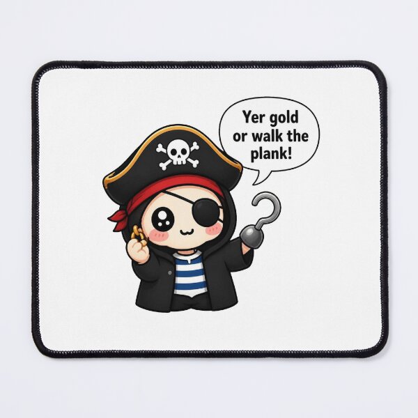 Item preview, Tiny Pirate – Yer Gold or Walk the Plank! designed and sold by Icareis-Studios.