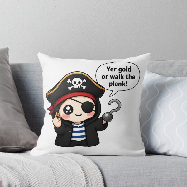 Item preview, Tiny Pirate – Yer Gold or Walk the Plank! designed and sold by Icareis-Studios.