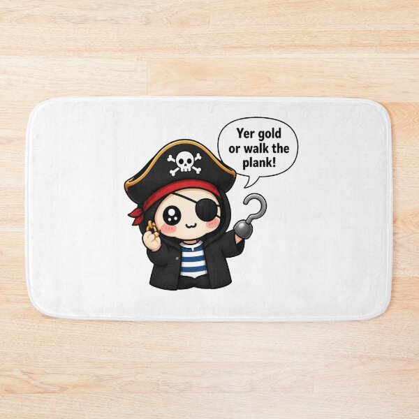 Item preview, Tiny Pirate – Yer Gold or Walk the Plank! designed and sold by Icareis-Studios.