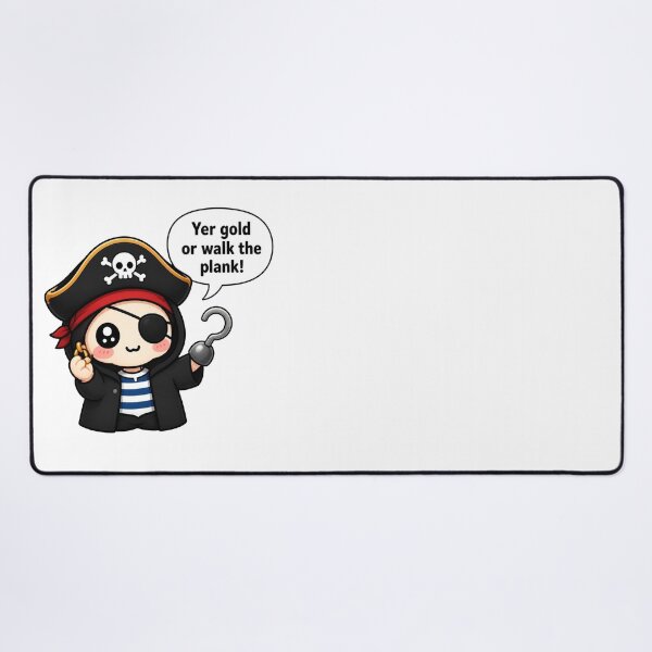 Item preview, Tiny Pirate – Yer Gold or Walk the Plank! designed and sold by Icareis-Studios.