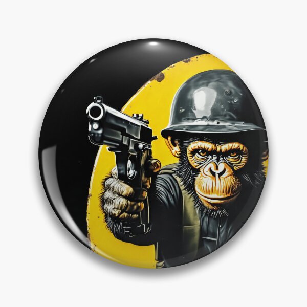 Item preview, monkey gun man designed and sold by aliraweb.