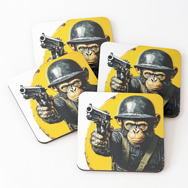 Item preview, monkey gun man designed and sold by aliraweb.
