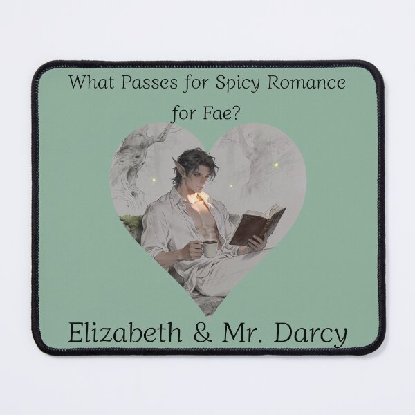 Item preview, Fantasy Elf Book Boyfriend Reading Coffee Heart Illustration designed and sold by FIREDesignsPOD.