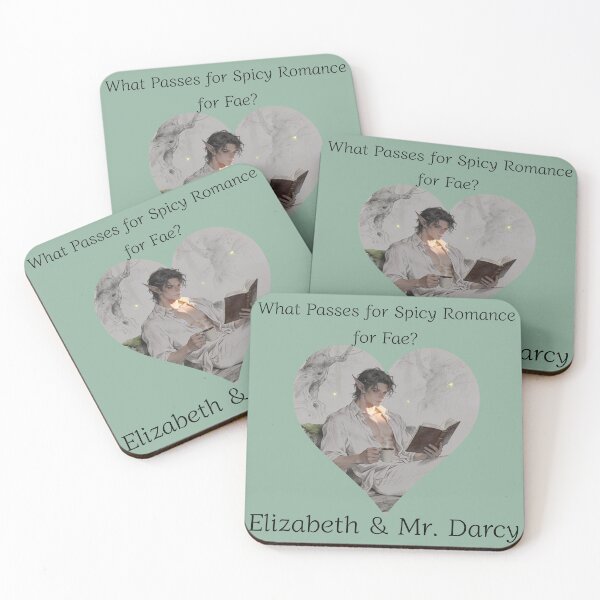 Item preview, Fantasy Elf Book Boyfriend Reading Coffee Heart Illustration designed and sold by FIREDesignsPOD.