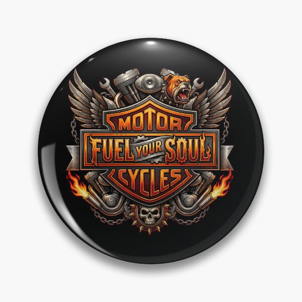 Item preview, Harley Davidson Fuel Your Soul Vintage Motorcycle Graphic designed and sold by enzoade.