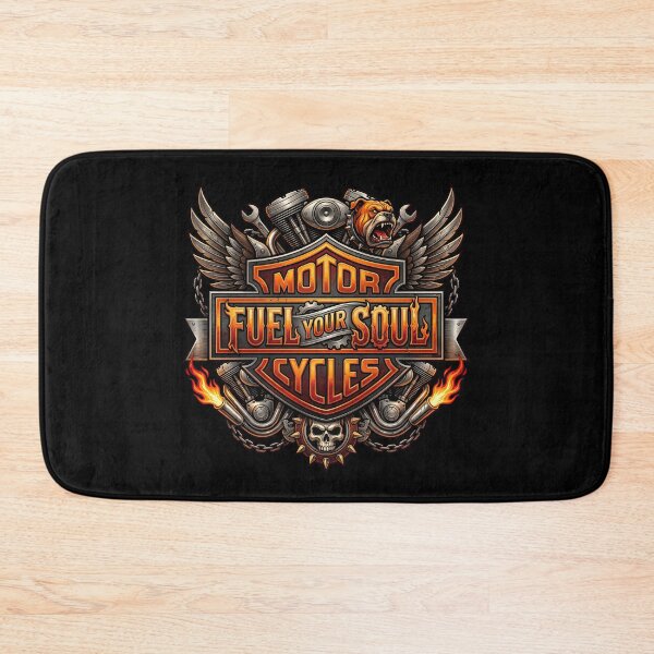 Item preview, Harley Davidson Fuel Your Soul Vintage Motorcycle Graphic designed and sold by enzoade.