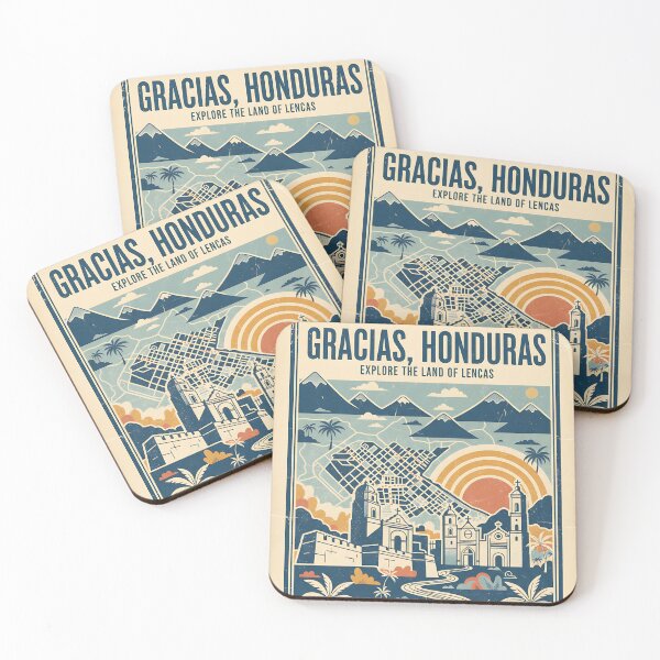 Item preview, Gracias Honduras 1950s Vintage Travel Tourism designed and sold by TravelersGems.