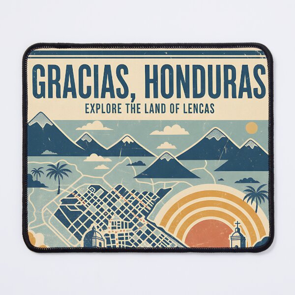 Item preview, Gracias Honduras 1950s Vintage Travel Tourism designed and sold by TravelersGems.
