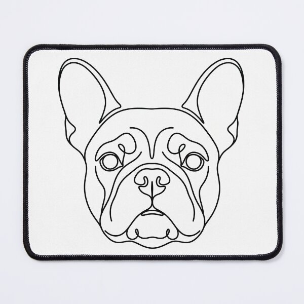 Item preview, French Bulldog Minimalist Line Art Sticker Frenchie Gift Dog Lover designed and sold by PetInkCo.