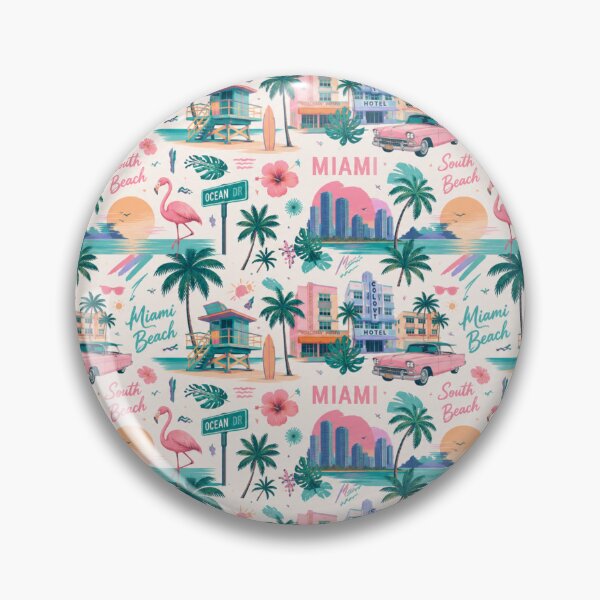 Item preview, Miami Beach Tropical Sunset Pattern designed and sold by piketo.