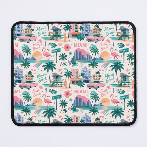 Item preview, Miami Beach Tropical Sunset Pattern designed and sold by piketo.