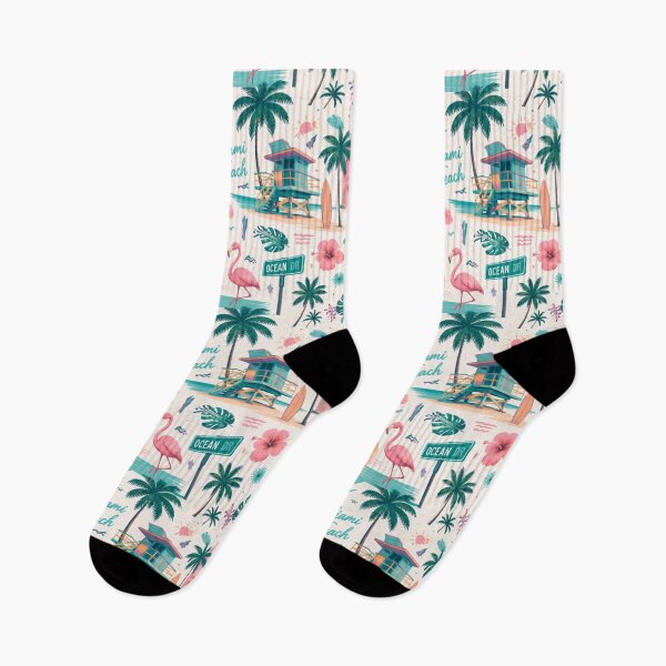 Item preview, Miami Beach Tropical Sunset Pattern designed and sold by piketo.