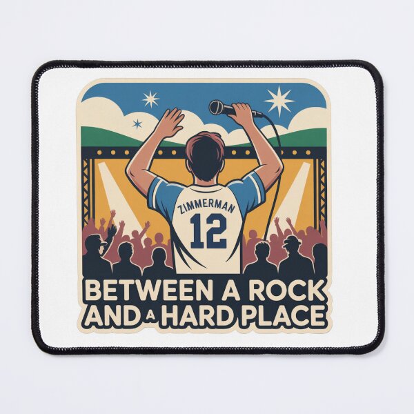 Item preview, Between Rock Hard Place Country Concert Art designed and sold by LukaRealm.