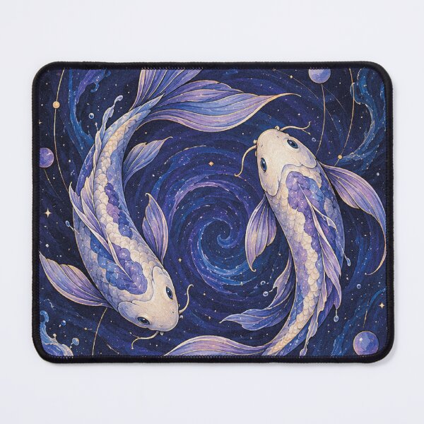 Item preview, Pisces Zodiac Tarot Card V2 Illustration designed and sold by AHOK-lab.