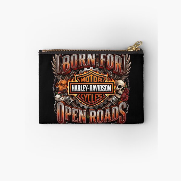 Item preview, Harley Davidson Born For Open Roads Premium Rider Lifestyle Design designed and sold by enzoade.