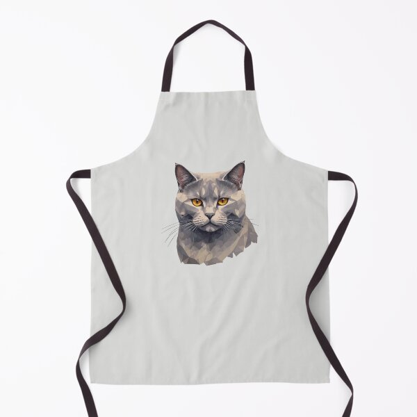 Item preview, Geometric British Shorthair Art – Modern Pet Art designed and sold by Tklezardesigns.