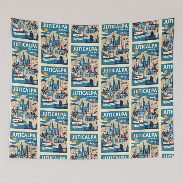 Item preview, Juticalpa Honduras 1950s Vintage Travel Tourism designed and sold by TravelersGems.