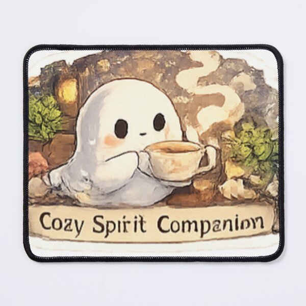 Item preview, Cozy Spirit Companion Cute Ghost designed and sold by GUINewAlex.