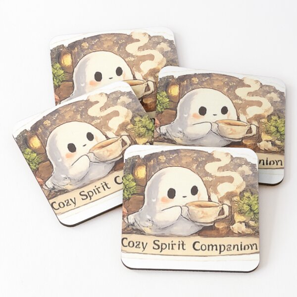 Item preview, Cozy Spirit Companion Cute Ghost designed and sold by GUINewAlex.