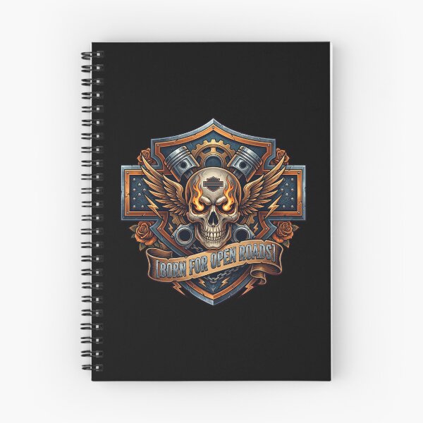 Item preview, Harley Davidson Born For Open Roads Retro V Twin Motorcycle Artwork designed and sold by enzoade.