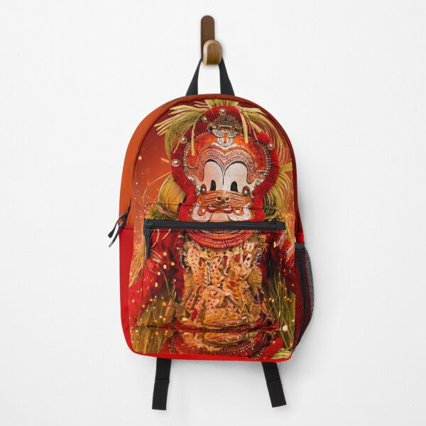 Item preview, Theyyam Ritual Dance Aesthetic Everyday Backpack designed and sold by SIXTEENITY.