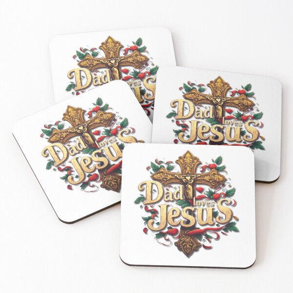 Item preview, Dad loves Jesus designed and sold by Jsw-speedartja.