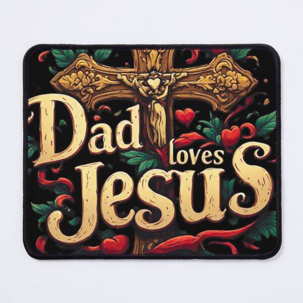 Item preview, Dad loves Jesus designed and sold by Jsw-speedartja.