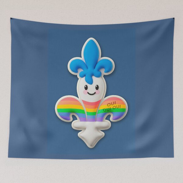 Item preview, Fleur-de-Lys YES pride designed and sold by PopAlien.