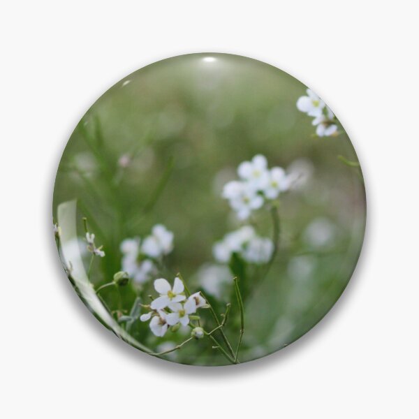 Item preview, White Wildflowers Close-Up In Green Field On Spring Meadow With Soft Focus Background designed and sold by Nmallia.