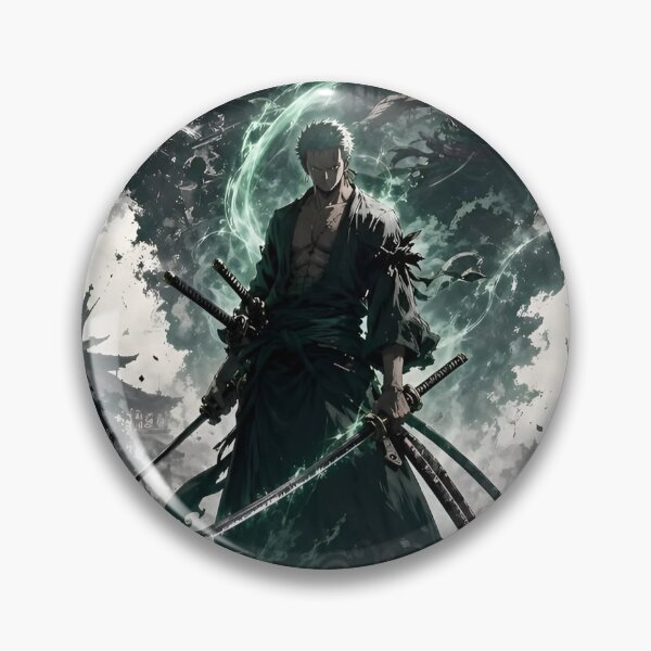 Item preview, Roronoa Zoro – Three Sword Style Legendary Swordsman designed and sold by Dyan4.